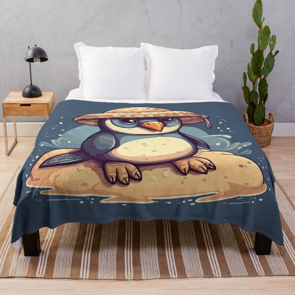 Item preview, Cute Penguin Chilling on the Beach designed and sold by Amir Faysal.