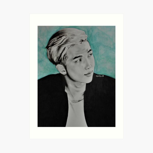 BTS - RM Fanart Art Print