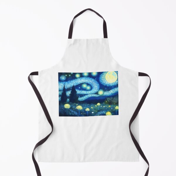Item preview, Blue Starry Night - Magic Mushroom Forest #44 designed and sold by Scarlet Swan.