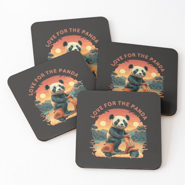 Item preview, Cool T-shirt with adorable Panda 'LOVE FOR THE PANDA' designed and sold by Gadget80.