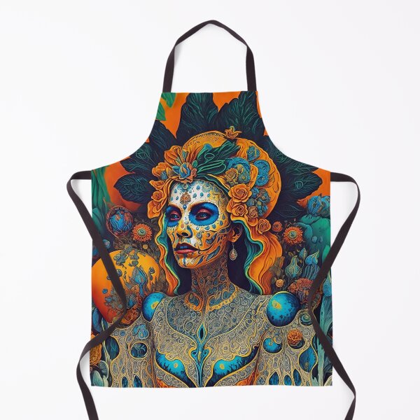 Item preview, Elegant gorgeous La Calavera Catrina, Lady of the afterlife, the Elegant Skull designed and sold by Fantasymachine.