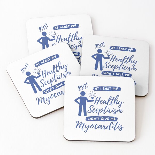 Item preview, At least my healthy scepticism won't give me myocarditis for men designed and sold by Lady-Frost.