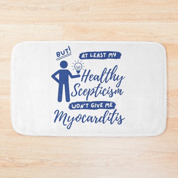 Item preview, At least my healthy scepticism won't give me myocarditis for men designed and sold by Lady-Frost.
