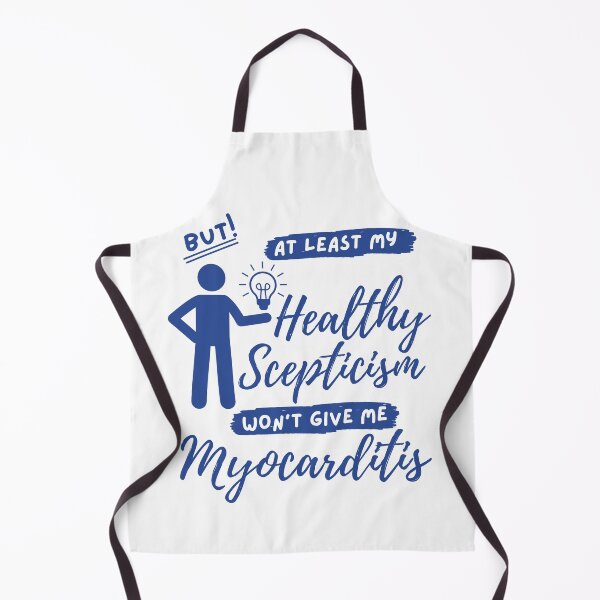 Item preview, At least my healthy scepticism won't give me myocarditis for men designed and sold by Lady-Frost.