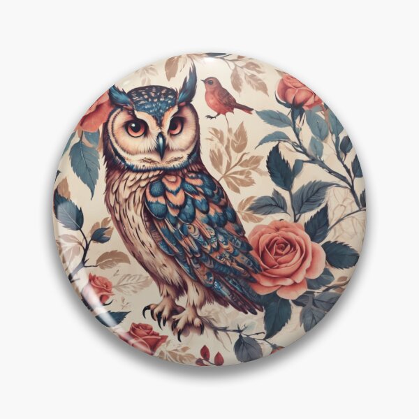 Item preview, Owl  Love Roses designed and sold by BotunPeony.
