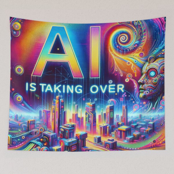 Item preview, Surreal Techno Odyssey designed and sold by ArtComixHaven.