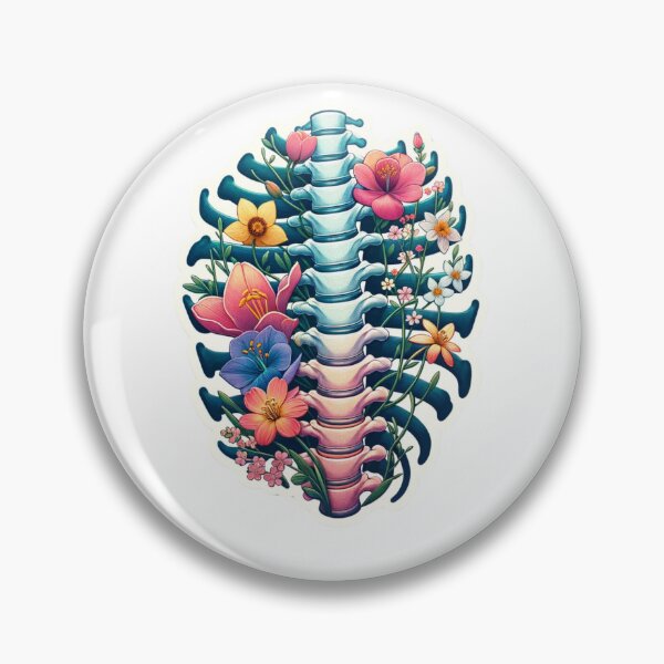Item preview,   Floral Anatomy Artistic Illustration The Spine- Die- Cut Sticker Volume 2 designed and sold by mymagicstoreus.