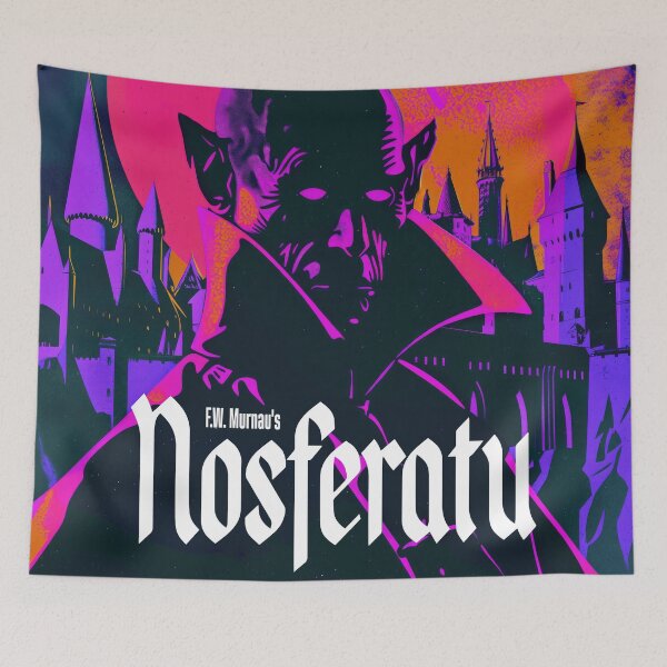 Item preview, Nosferatu Pop Art Neon Noir Art  designed and sold by PrintShangri-La.