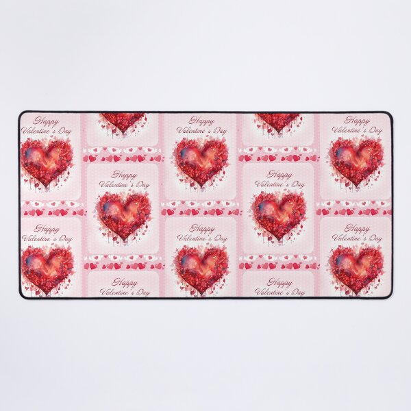 Item preview, Happy Valentine card with watercolor red  Heart and flowers St Valentine's Day postcard designed and sold by Createya.