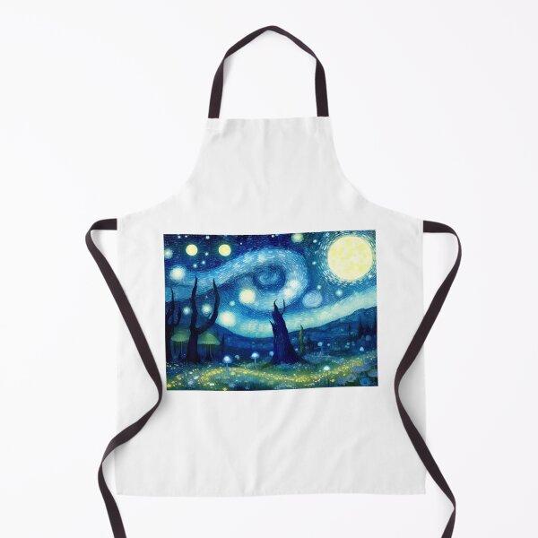 Item preview, Blue Starry Night - Magic Mushroom Forest #45 designed and sold by Scarlet Swan.
