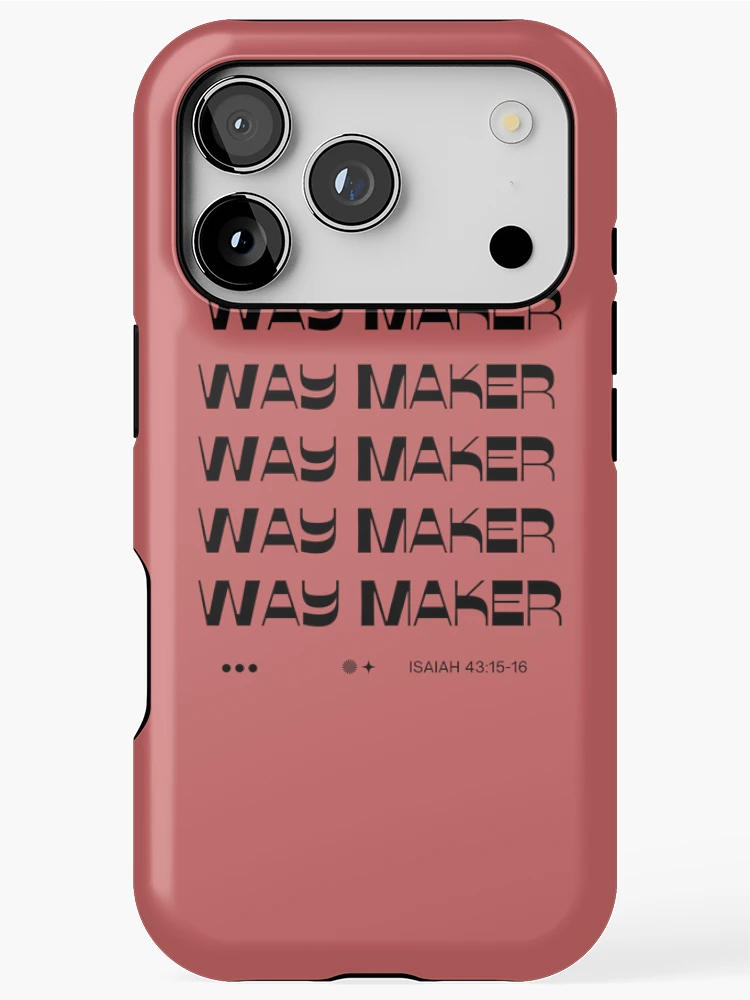 Thumbnail 1 of 4, iPhone Case, Way Maker designed and sold by CreativInkLab.