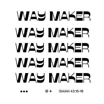 Artwork thumbnail, Way Maker by CreativInkLab