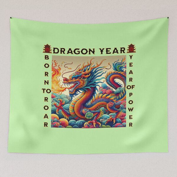 Item preview, Year of the Dragon - Year of Power designed and sold by AnalajiaDesigns.