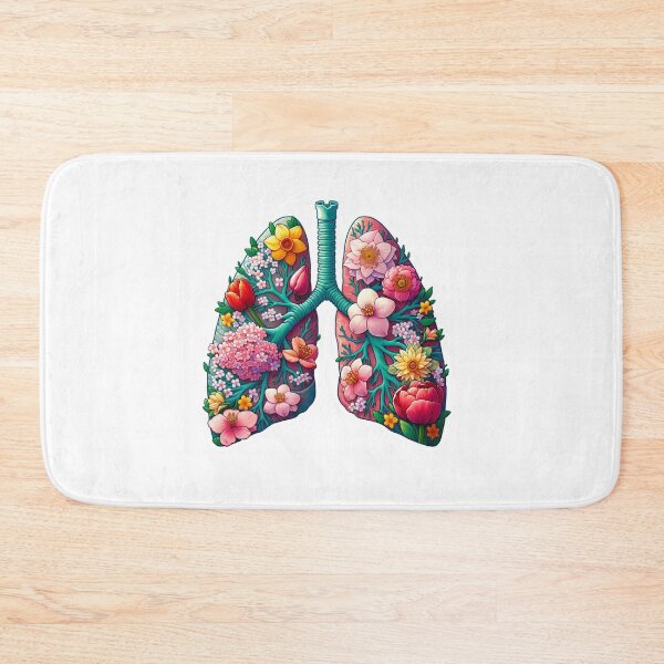 Item preview,  Floral Anatomy Artistic Illustration The Lungs- Die- Cut Sticker designed and sold by mymagicstoreus.