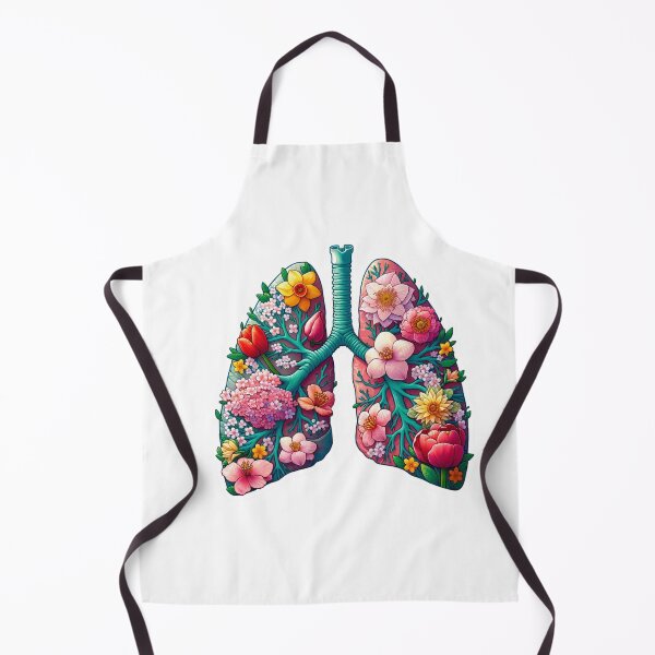 Item preview, Floral Anatomy Artistic Illustration The Lungs- Die- Cut Sticker designed and sold by mymagicstoreus.