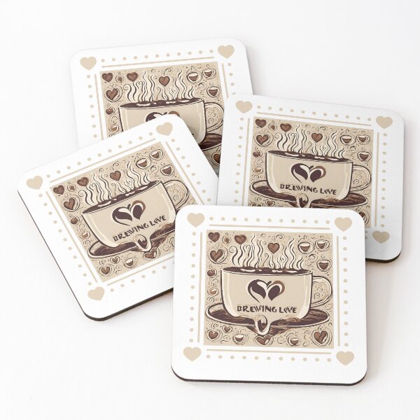 Item preview, Brewing Love designed and sold by LevelUpYourMotivation.
