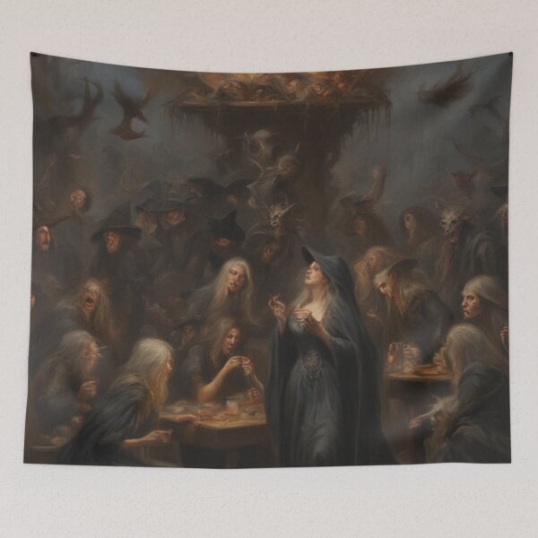 Item preview, Witches Sabbath Dark Occult Art designed and sold by TheDarkWardrobe.