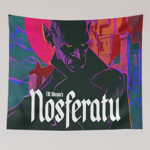 Item preview, Nosferatu Pop Art Neon Noir Art  designed and sold by PrintShangri-La.