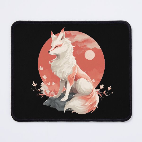 Item preview, Kitsune Japanese Kami Inari Nine-Tailed Fox Fox Spirit Yokai designed and sold by enjoytheshirt.