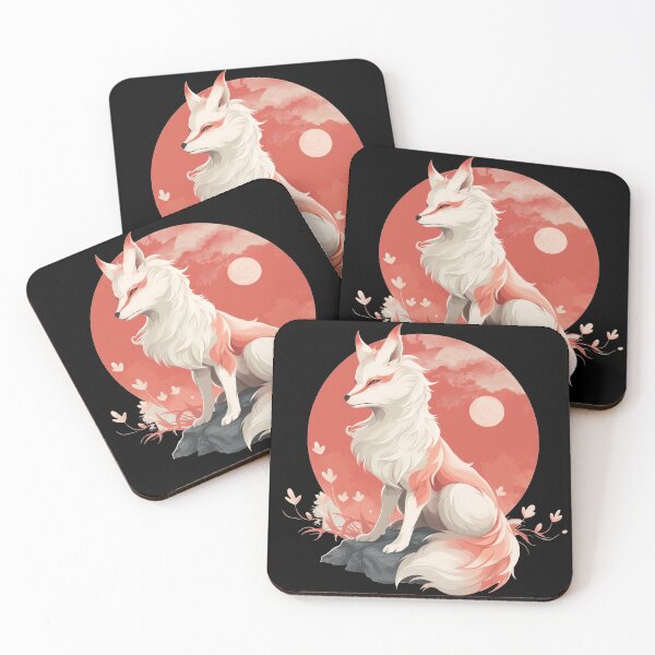 Item preview, Kitsune Japanese Kami Inari Nine-Tailed Fox Fox Spirit Yokai designed and sold by enjoytheshirt.