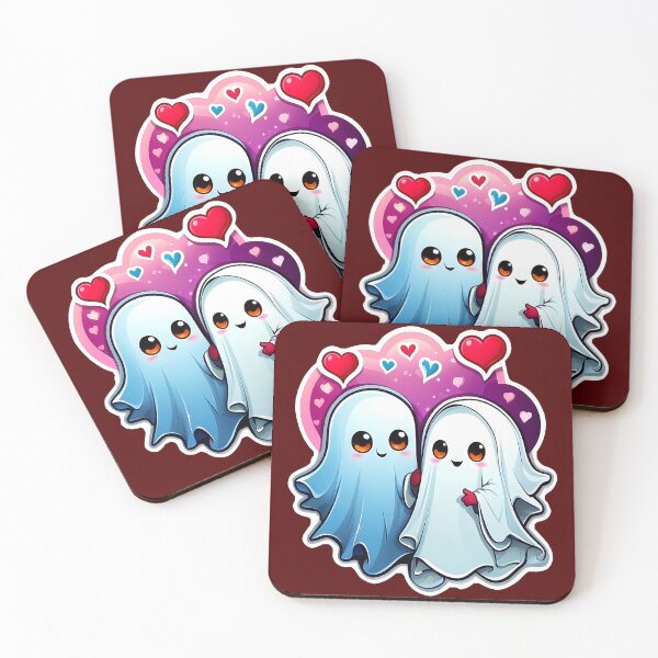 Item preview, FOREVER TOGTHER, GHOST, COUPLE, LOVE HEART  designed and sold by deluxelion.