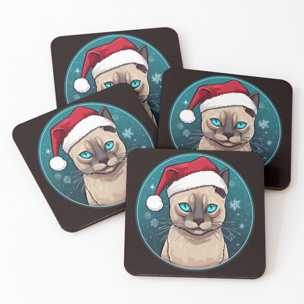 Item preview, Christmas Tonkinese Cat designed and sold by creativellashop.