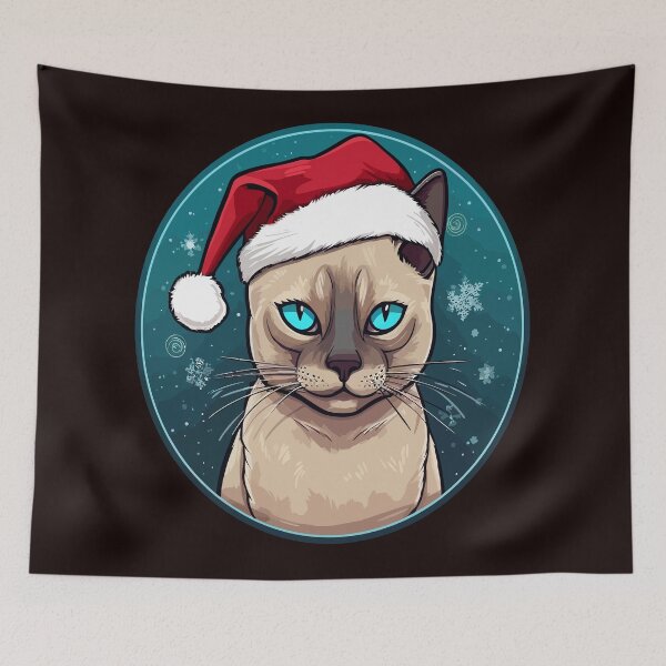 Item preview, Christmas Tonkinese Cat designed and sold by creativellashop.