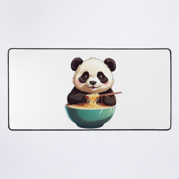 Item preview, Panda Eating Ramen Cute Kawaii Noodles designed and sold by dimaxstore.