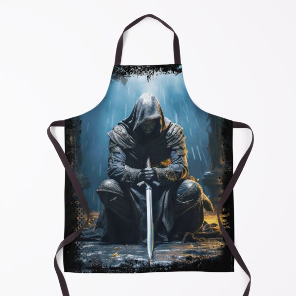Item preview, Medieval Soldier with his Sword being Illuminated by Rays of Light designed and sold by CreativeX7.