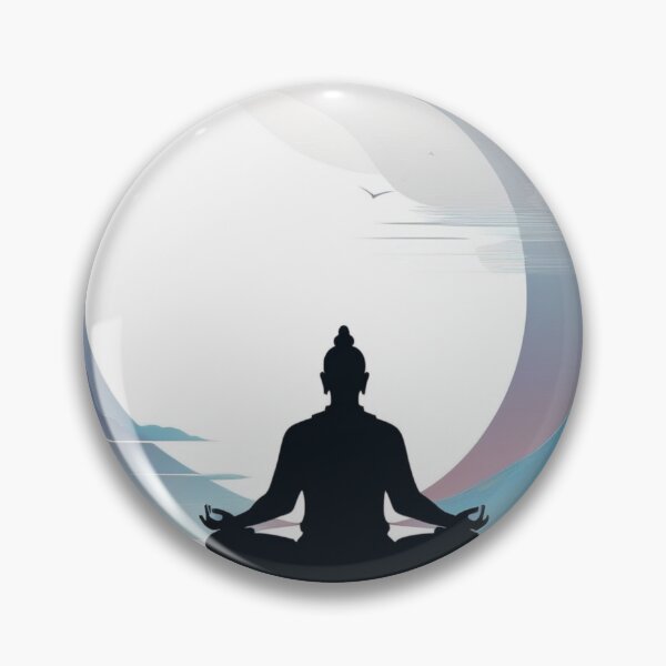 Item preview, meditation gentle tones minimalism logo designed and sold by aipaint.
