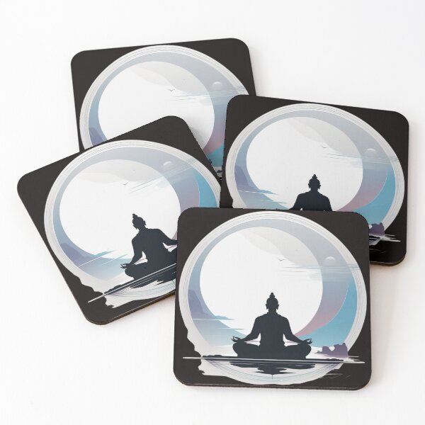 Item preview, meditation gentle tones minimalism logo designed and sold by aipaint.