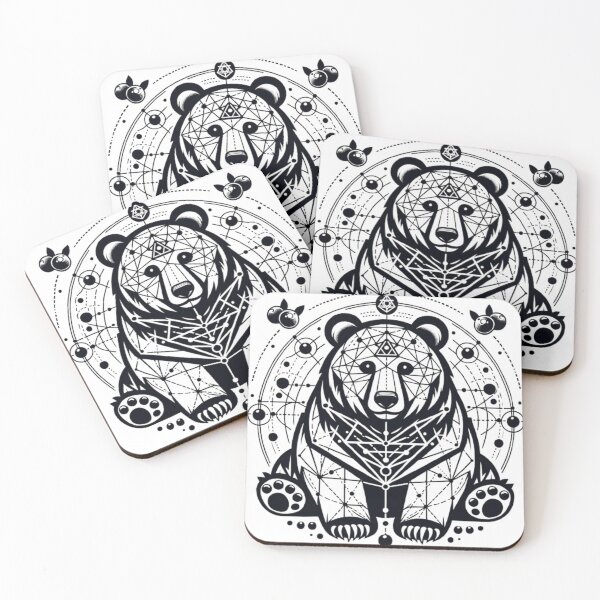 Item preview, Berry Cosmic Bear designed and sold by bluepawprint.