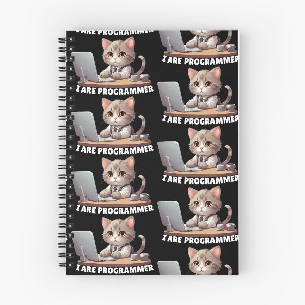 Aperçu de l'œuvre Je suis un chat programmeur créée et vendue par notakename.