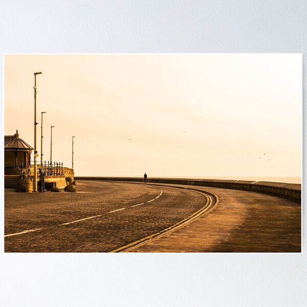 Item preview, Paseo matinal al amanecer dorado en Scarborough designed and sold by akf-photo.