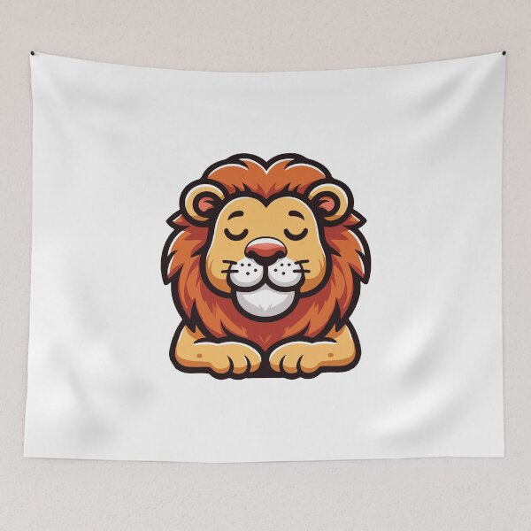 Item preview, From Cub to King: Lion's Journey Captured in Stunning Illustration designed and sold by Colorful Dreams.
