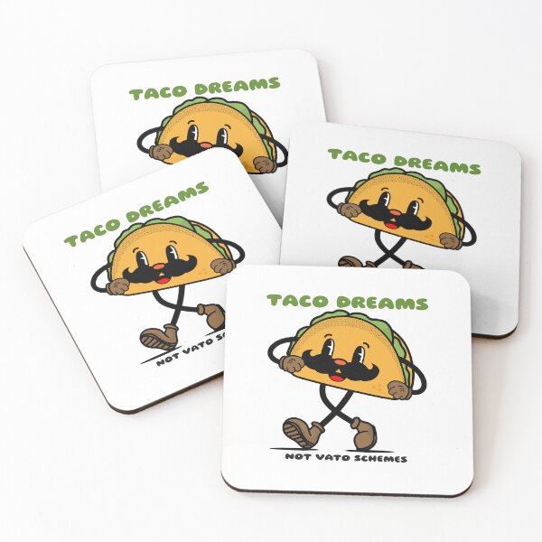 Item preview, Taco Dreams, Not Vato Schemes - Taco character walking designed and sold by Kamran-Sharjeel.