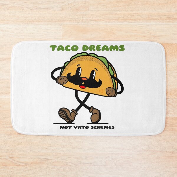 Item preview, Taco Dreams, Not Vato Schemes - Taco character walking designed and sold by Kamran-Sharjeel.