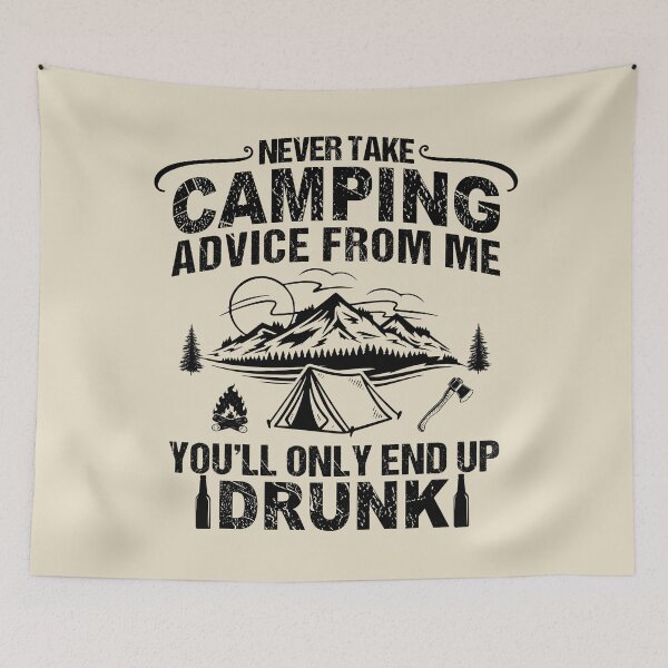 Item preview, Funny camping sayings jokes drinking camper quotes campfire humor designed and sold by Alexaltay.