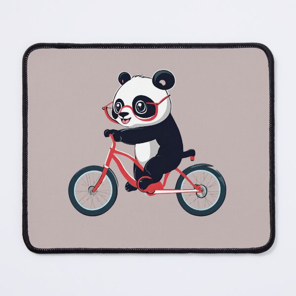 Item preview,  Panda riding a  red bike  designed and sold by Bubblegirl17.