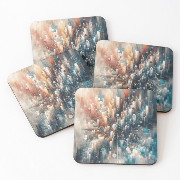 Item preview, Geometric splashes of water. designed and sold by Lyavalio.
