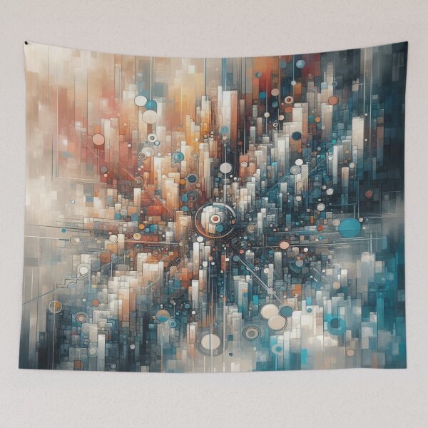 Item preview, Geometric splashes of water. designed and sold by Lyavalio.
