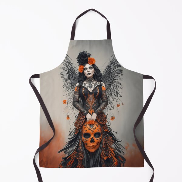 Item preview, Elegant gorgeous La Calavera Catrina, Lady of the afterlife, the Elegant Skull designed and sold by Fantasymachine.
