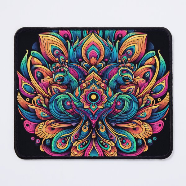 Item preview, psychedelic flower designed and sold by DavidLStore.