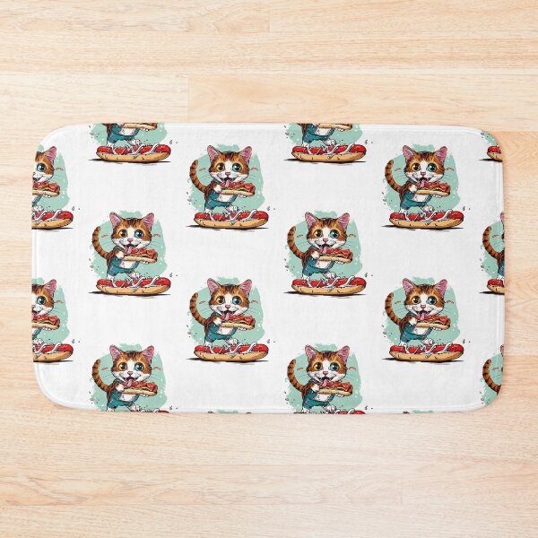 Item preview, Snack Time Shenanigans: Cat Meets Hotdog designed and sold by defencepalaces.