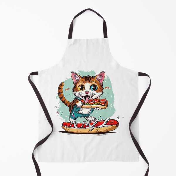 Item preview, Snack Time Shenanigans: Cat Meets Hotdog designed and sold by defencepalaces.