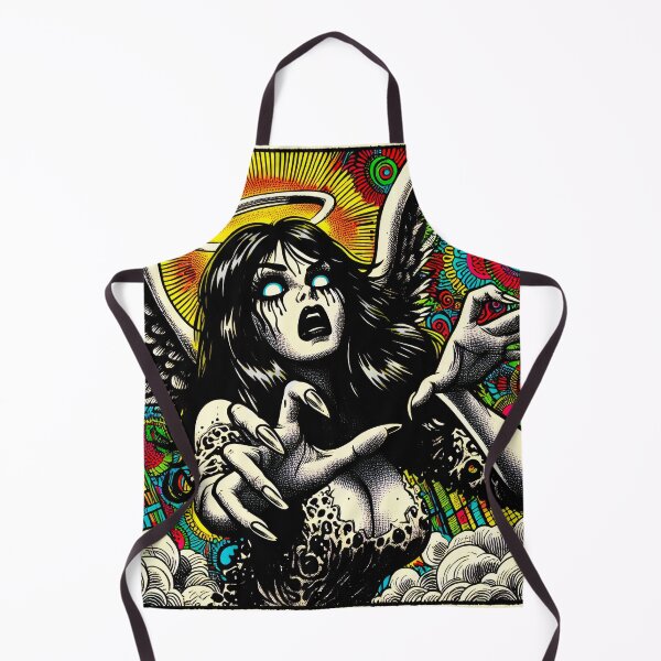 Item preview, Trippy Psychedelic Crying Angel designed and sold by AIPixelMaster.