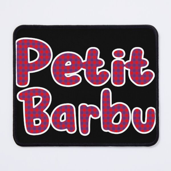 Item preview, Little Bearded Man - Red and blue tartan logo designed and sold by Petit-Barbu.