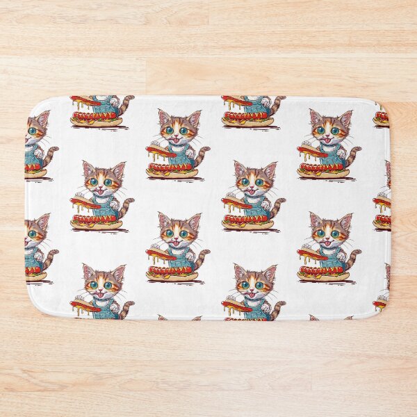 Item preview, Snack Time Shenanigans: Cat Meets Hotdog designed and sold by defencepalaces.