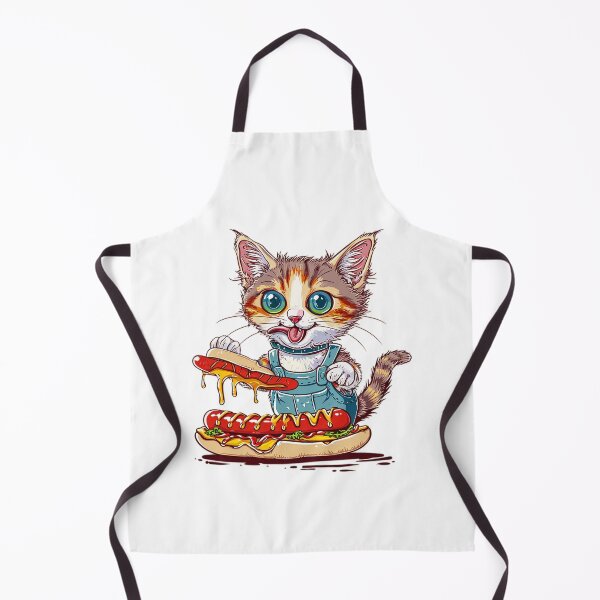 Item preview, Snack Time Shenanigans: Cat Meets Hotdog designed and sold by defencepalaces.