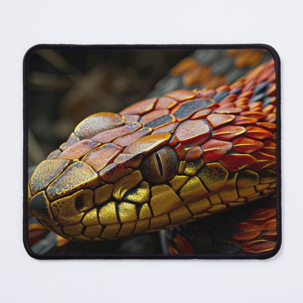 Item preview, Yellow-Nosed Vermillion Viper designed and sold by OccultDreams.